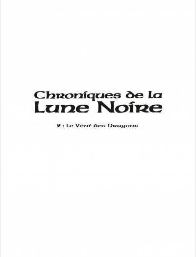 Les Chroniques de la Lune Noire
