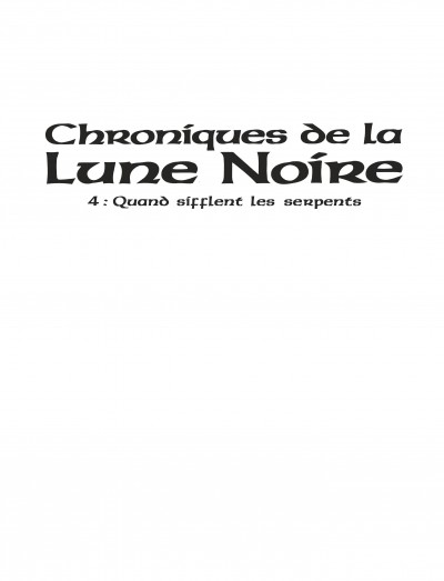 Les Chroniques de la Lune Noire