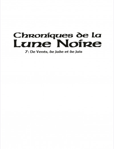 Les Chroniques de la Lune Noire