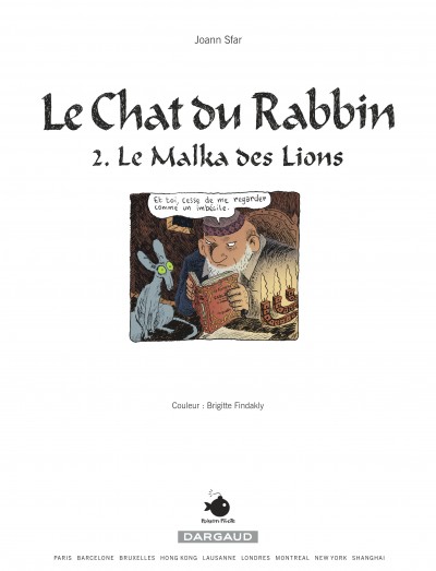 Le Chat du Rabbin