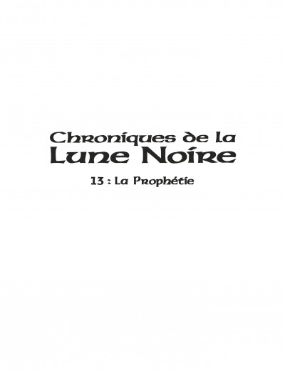 Les Chroniques de la Lune Noire
