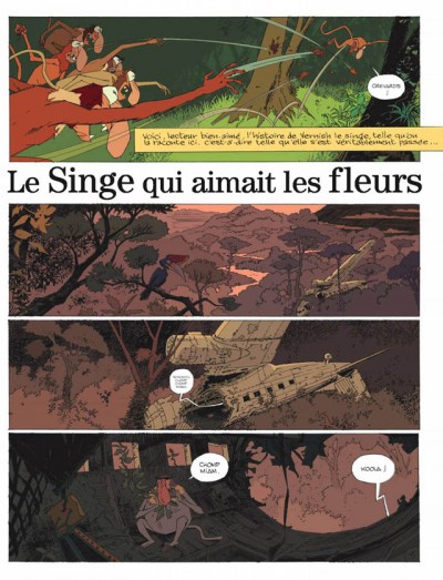 Le Singe qui Aimait les Fleurs