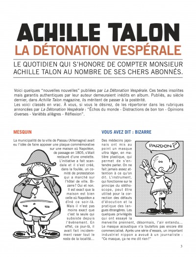 Achille Talon - Intégrales