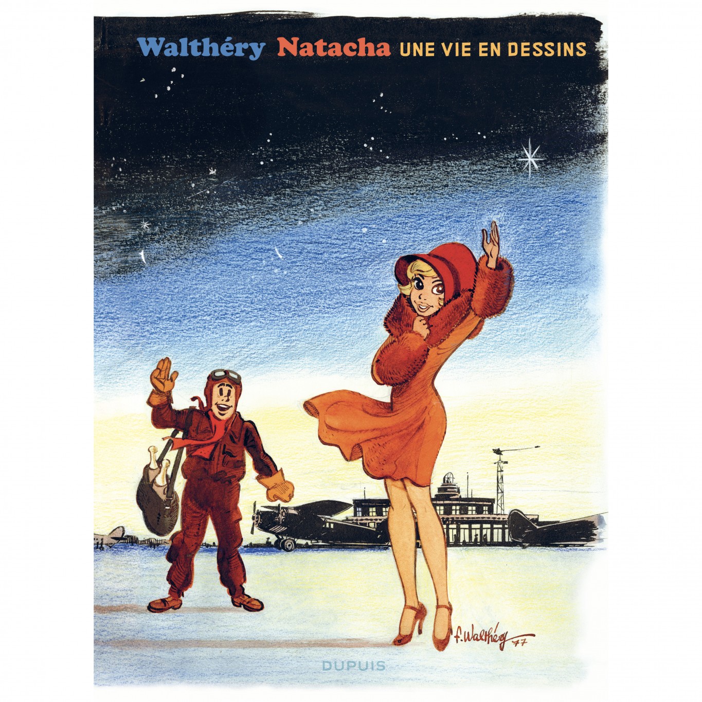 Plaque D'Imprimerie Originale BD Natacha Par Walthéry - Le 13ème Apôtre, Dupuis 1977