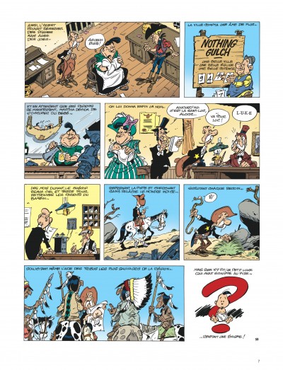Les aventures de Kid Lucky d'après Morris