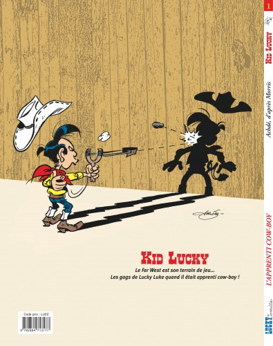 Les Aventures de Kid Lucky d'après Morris – Tome 1 – Kid Lucky, L'Apprenti Cow-boy - 4eme
