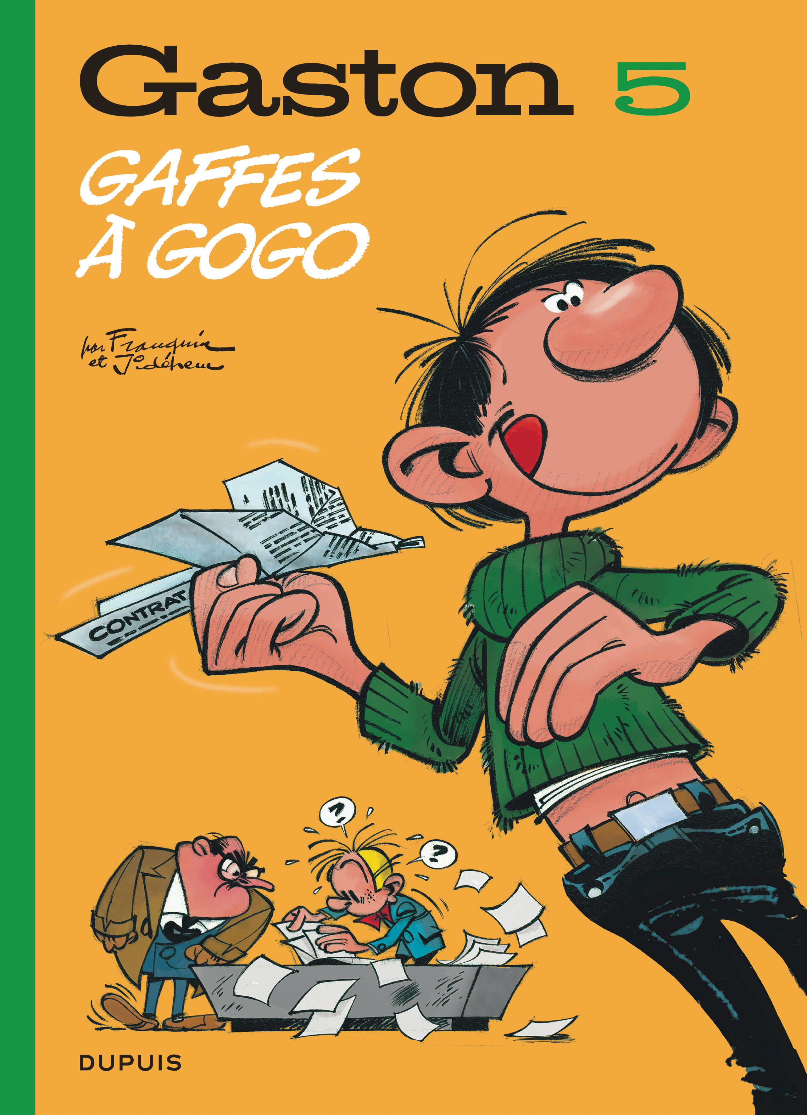 Gaston (édition 2018) – Tome 5 – Gaffes à gogo - couv