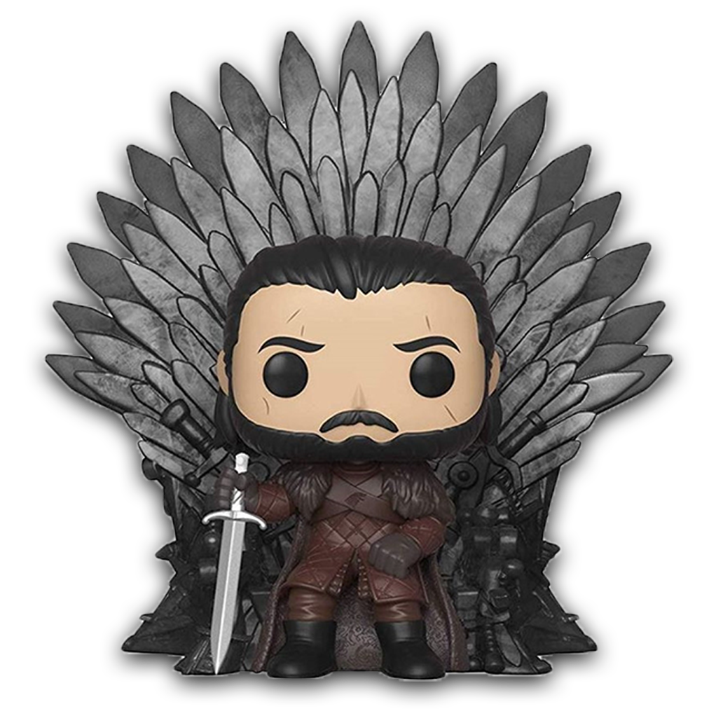 POP! Deluxe - Game of Thrones - Jon Snow sur le trône de fer - principal
