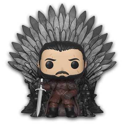 POP! Deluxe - Game of Thrones - Jon Snow sur le trône de fer - principal