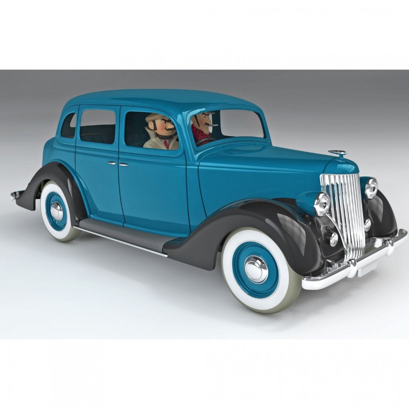 Voiture Collection Tintin - 2CV Cassée Hachette N°11 échelle 1/24 - Occasion