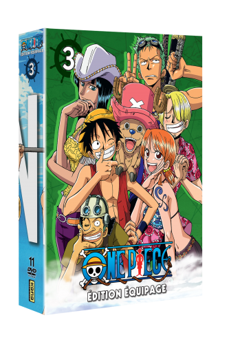One Piece - EDITION EQUIPAGE - PARTIE 3: Coffret DVD / BluRay Manga chez  Kana Home Vidéo