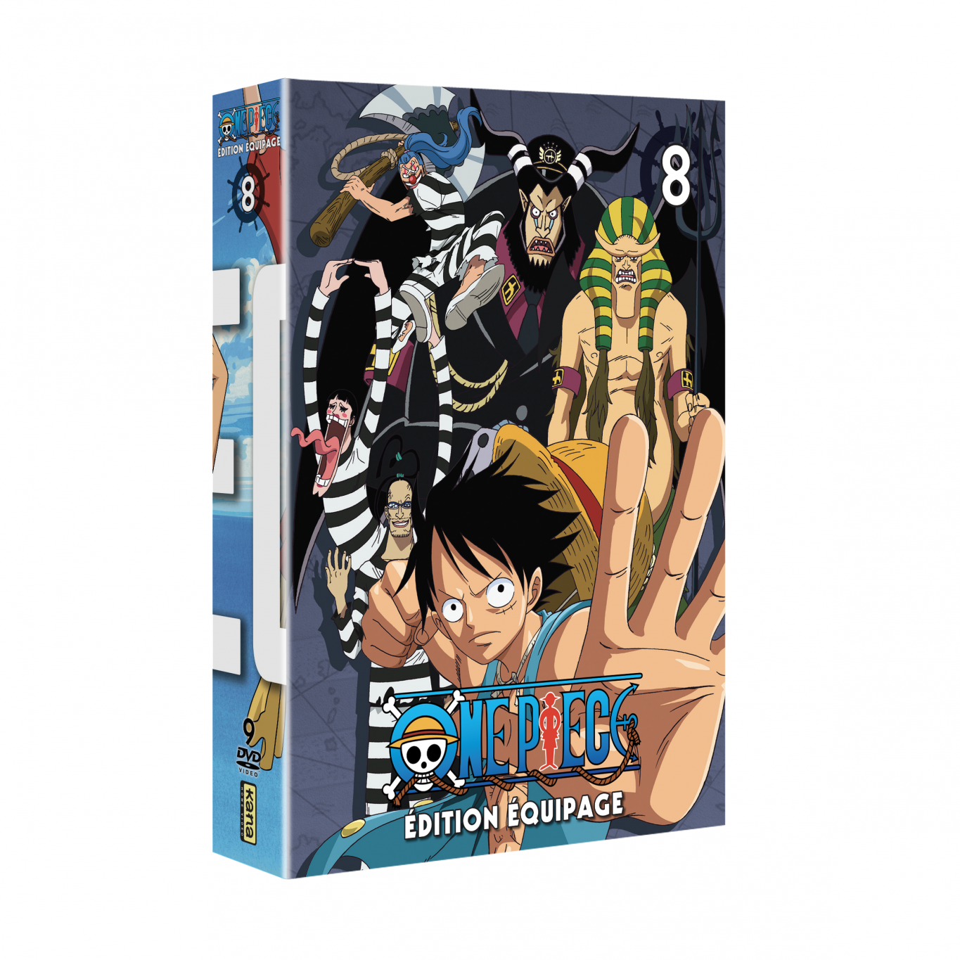 One Piece - EDITION EQUIPAGE - PARTIE 8: Coffret DVD / BluRay