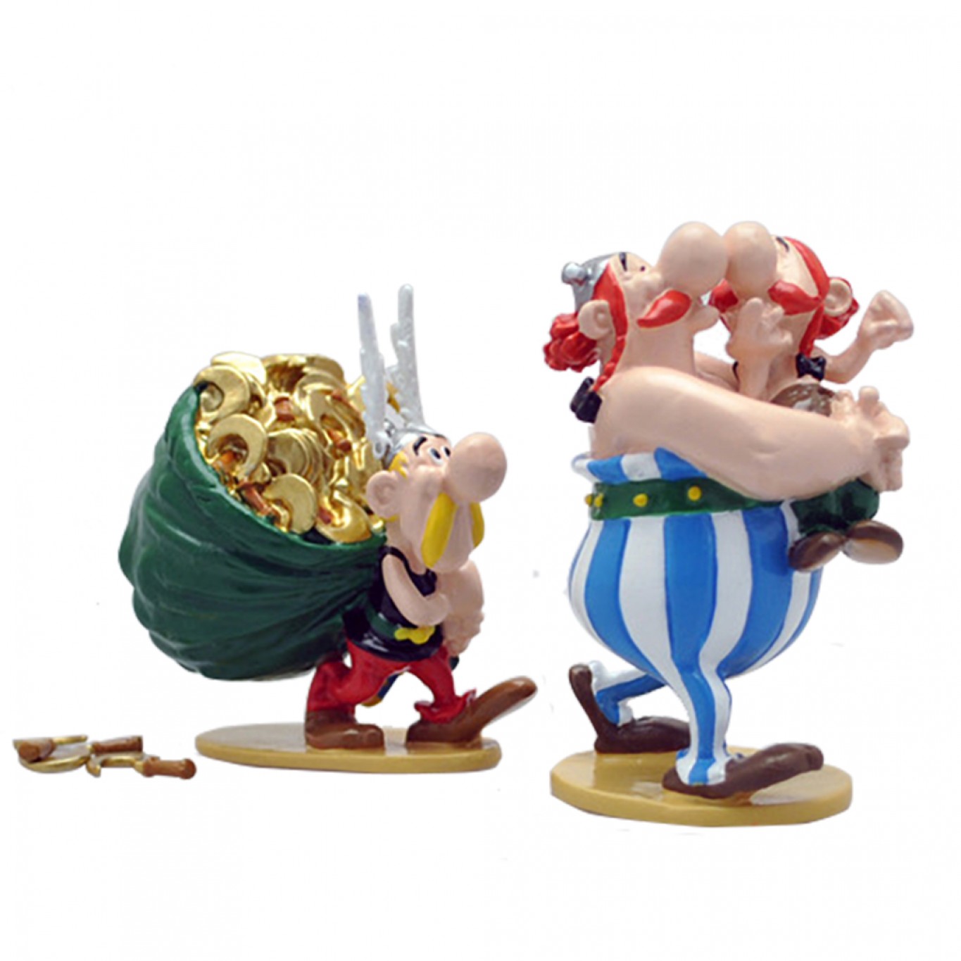 Figurine métal Astérix - Obélix, Pépé et Idéfix font pression (Pixi) | BD Liège