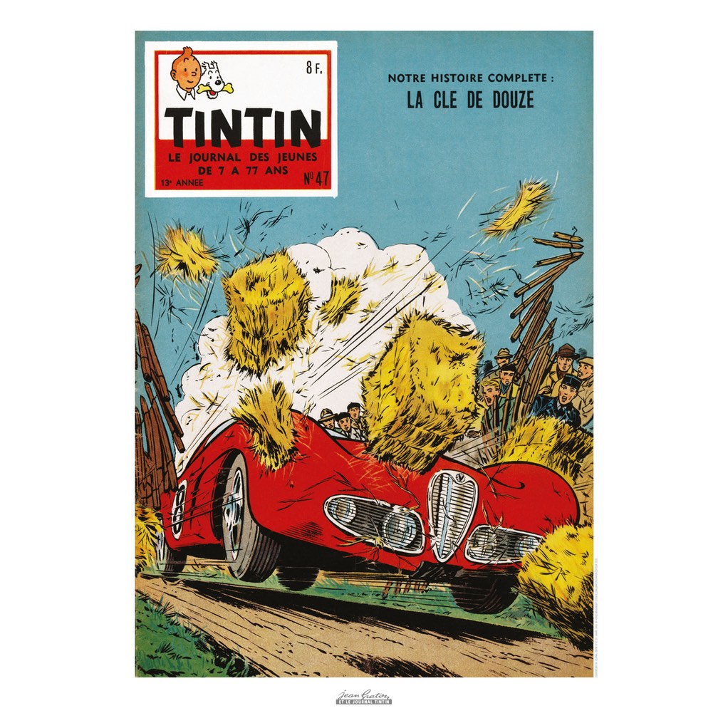 Affiche Jean Graton Journal Tintin 1958 N 47 Affiches Bd Chez Moulinsart A L Achat Dans La Serie Michel Vaillant Sur 9ᵉ Store