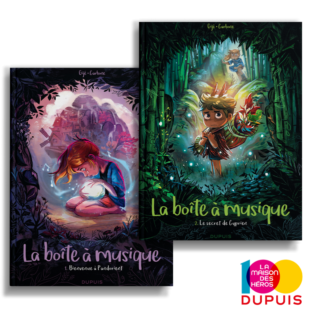 La boîte à musique, la série de BD - Éditions Dupuis