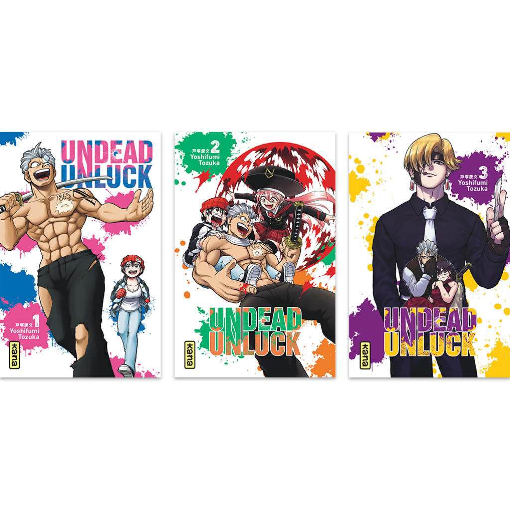 Undead Unluck Tome 2 Date De Sortie France Coffret 2+1 Undead Unluck T1-2-3: Livres Manga chez Kana
