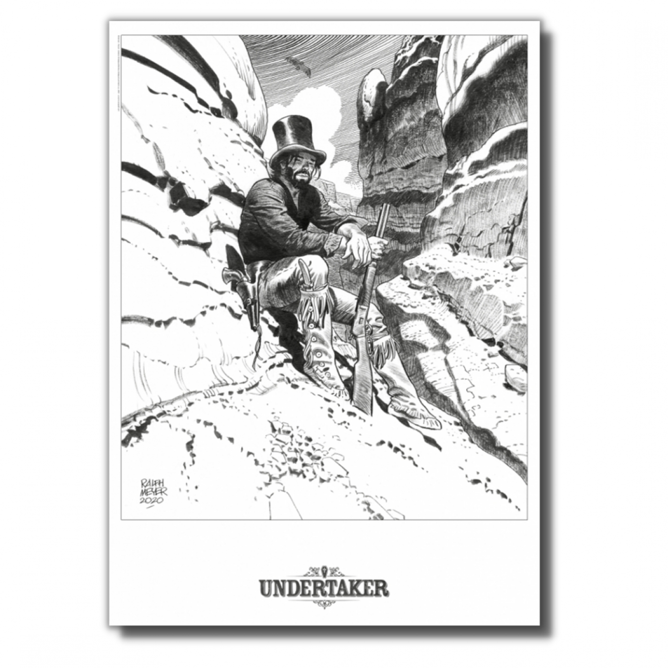 Affiche Undertaker - Jonas - Signée par Ralph Meyer: Tirages d'art BD ...