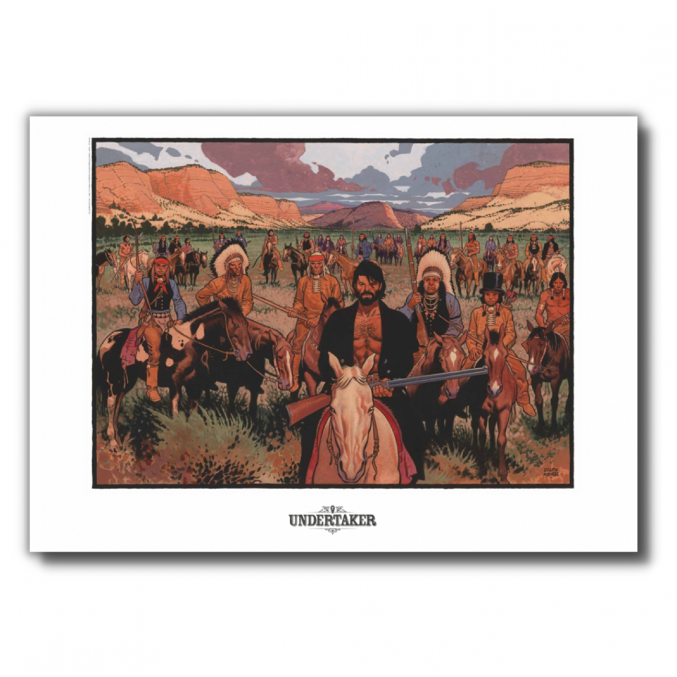 Affiche Undertaker - Couleur - Signée par Ralph Meyer: Tirages d'art BD ...