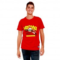 T-Shirt VROAR rouge, Michel Vaillant,Taille S