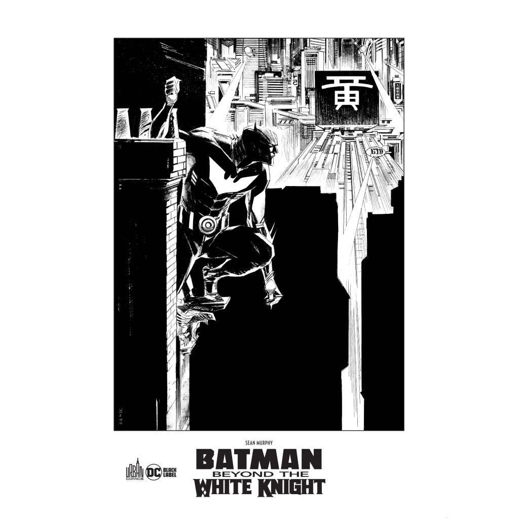 Ex libris Batman Beyond The White Knight Noir et Blanc