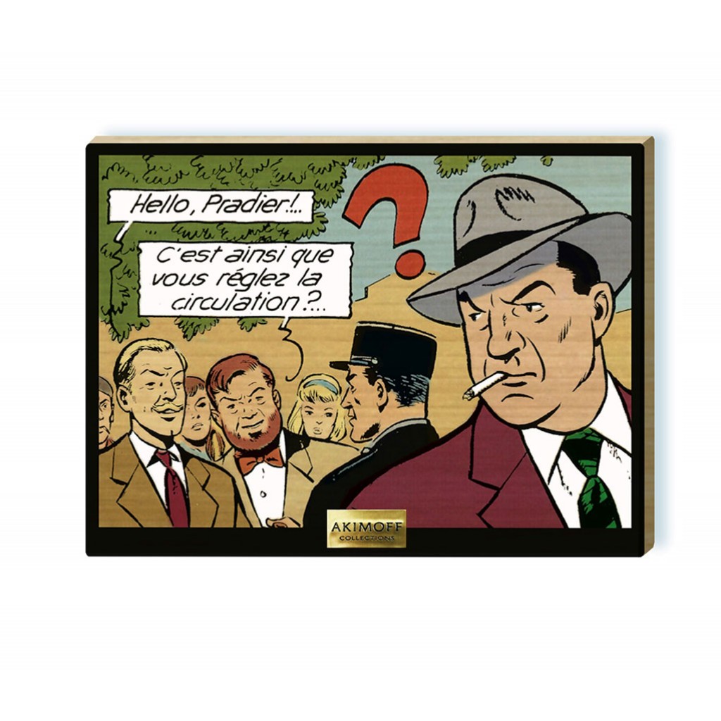 Tableau Blake et Mortimer 3 medaillon
