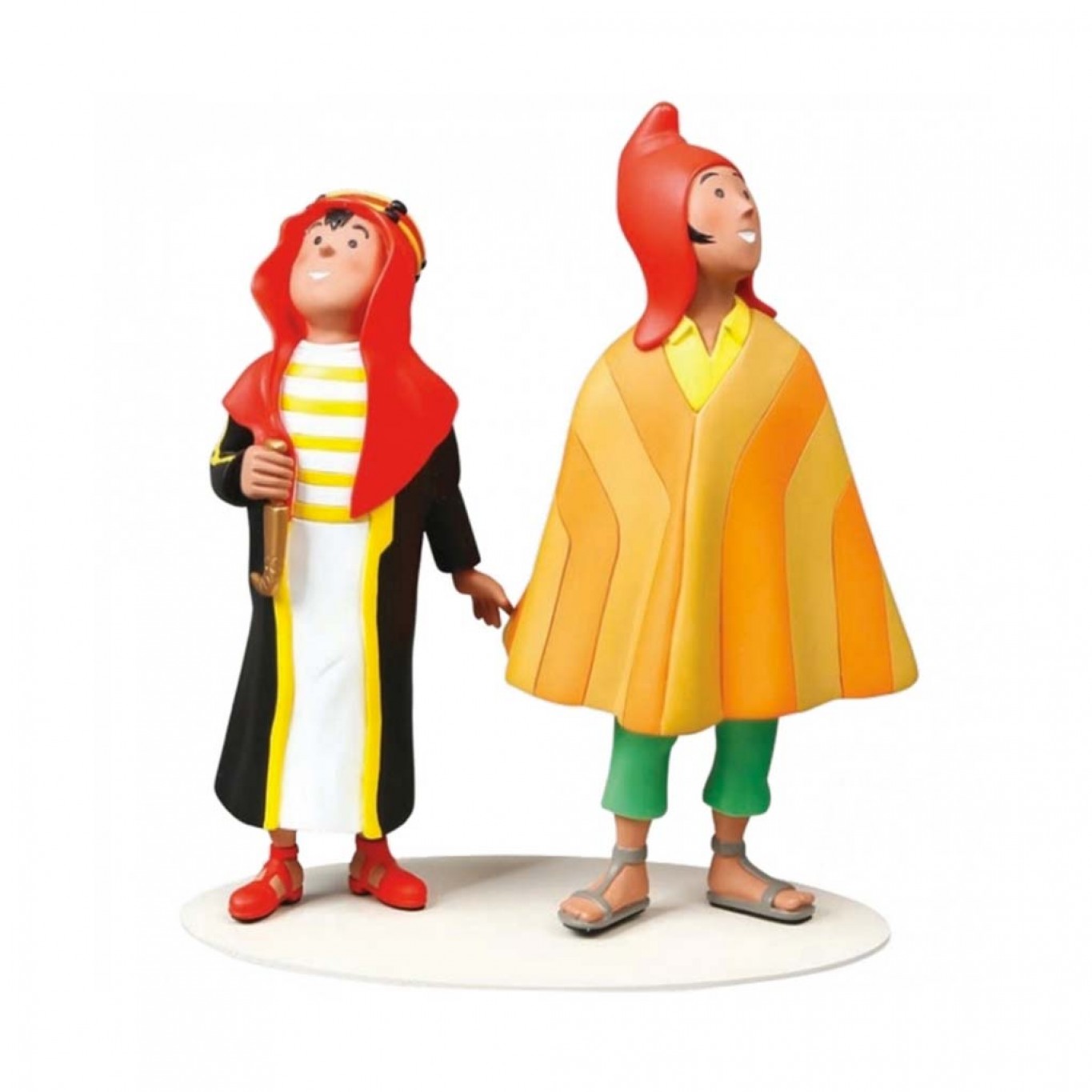 Lot De 2 Figurines Abdallah - Tintin - Hergé - Occasion Parfait état