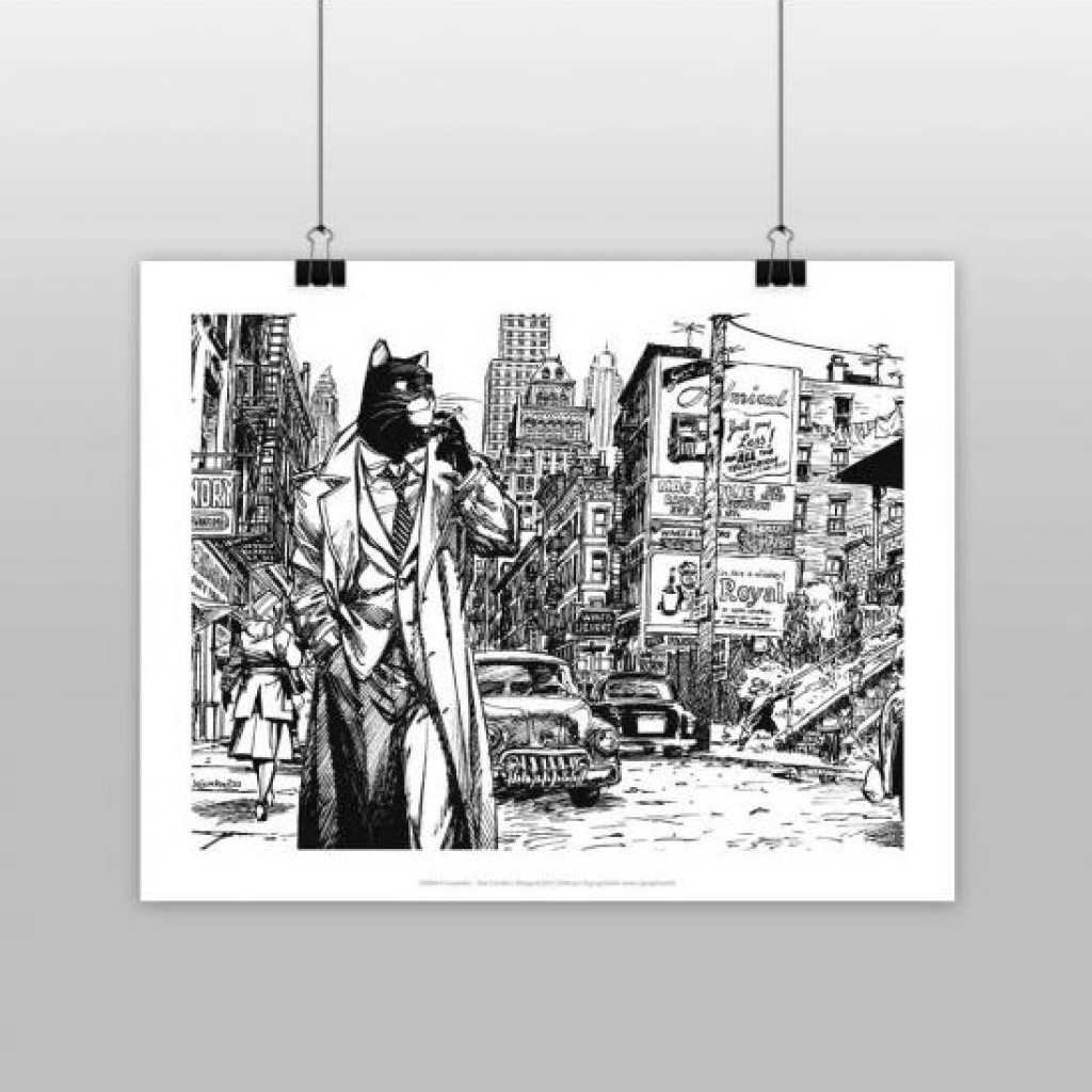 Affiche Blacksad Black White Affiches BD chez Zig Zag