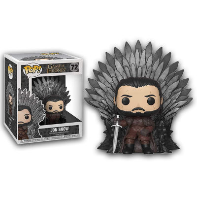 POP! Deluxe - Game of Thrones - Jon Snow sur le trône de fer - secondaire-1