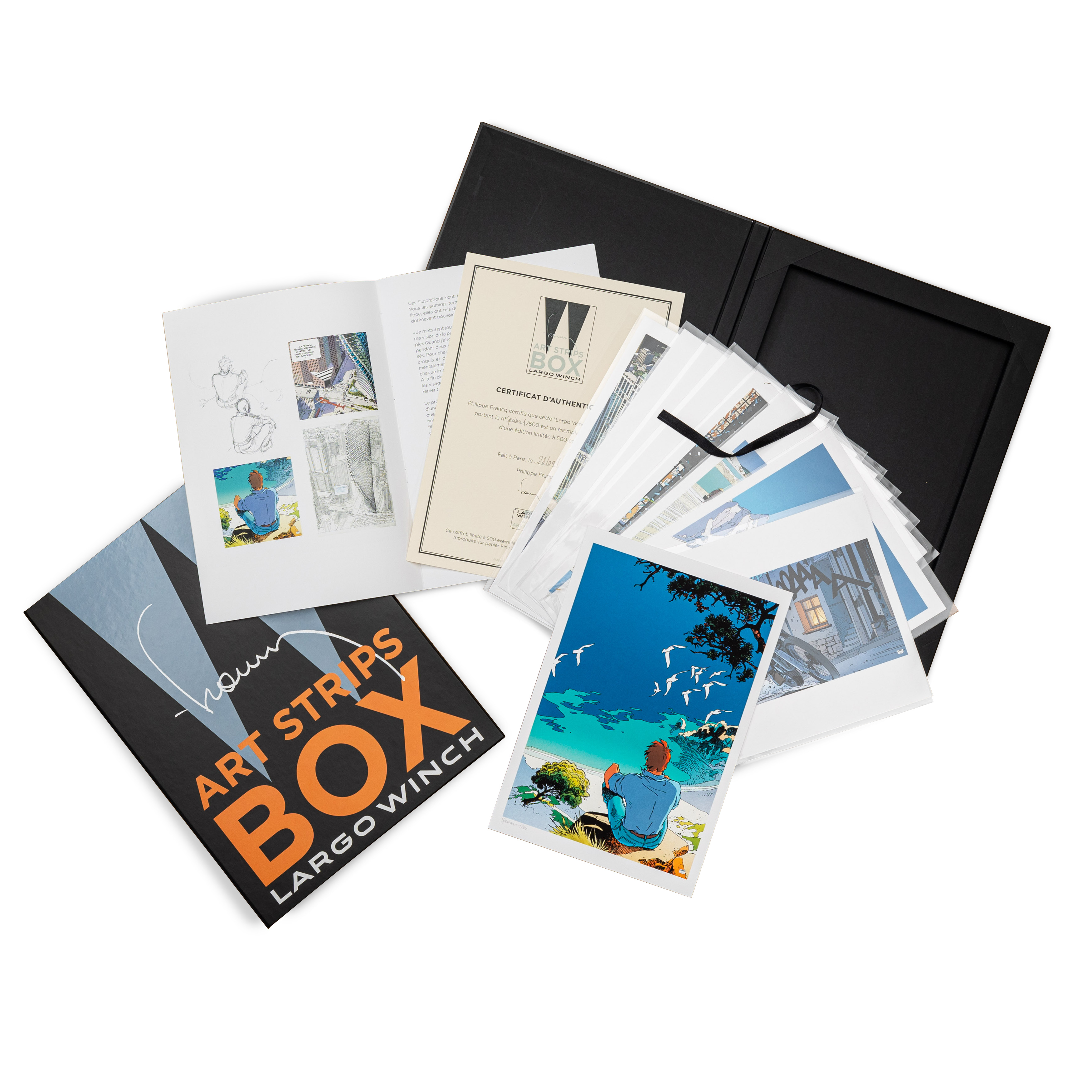 Largo Winch Art Strips Box