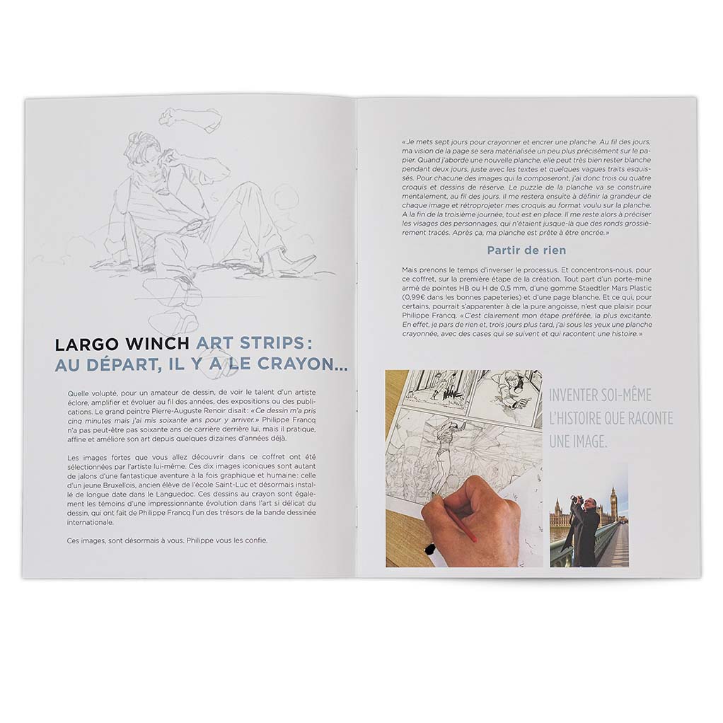 Largo Winch Art Strips Box Crayonnes