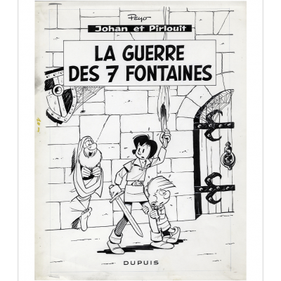 Tirage de luxe, Johan et Pirlouit, La guerre des 7 fontaines - secondaire-3