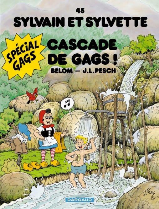 Sylvain et Sylvette – Tome 45 – Cascade de gags ! - couv