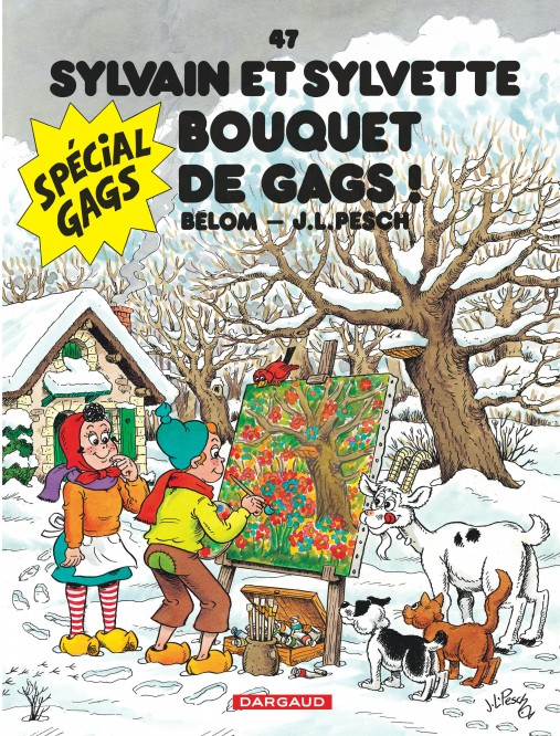 Sylvain et Sylvette – Tome 47 – Bouquet de gags ! - couv