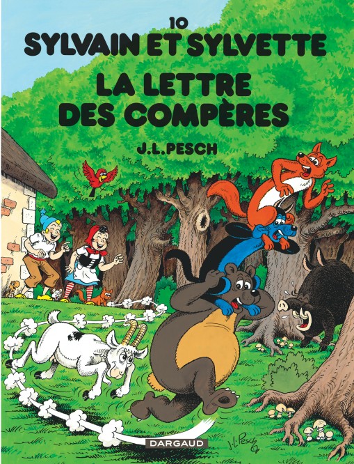 Sylvain et Sylvette – Tome 10 – La Lettre des Compères - couv