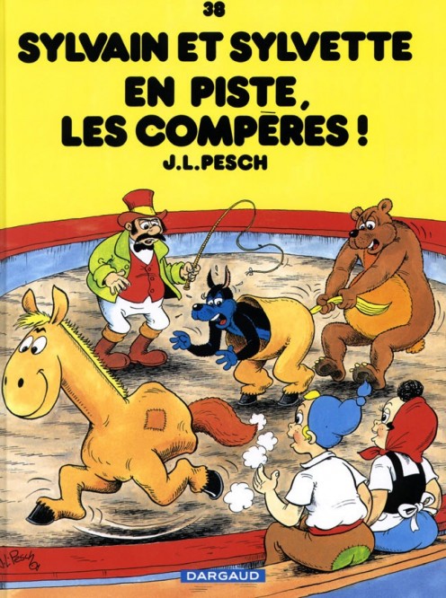 Sylvain et Sylvette – Tome 38 – En piste les Compères - couv