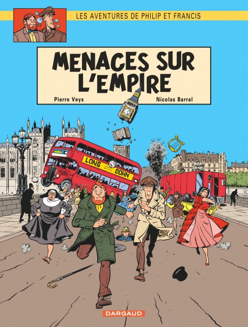 Les Aventures de Philip et Francis – Tome 1 – Menaces sur l'Empire - couv