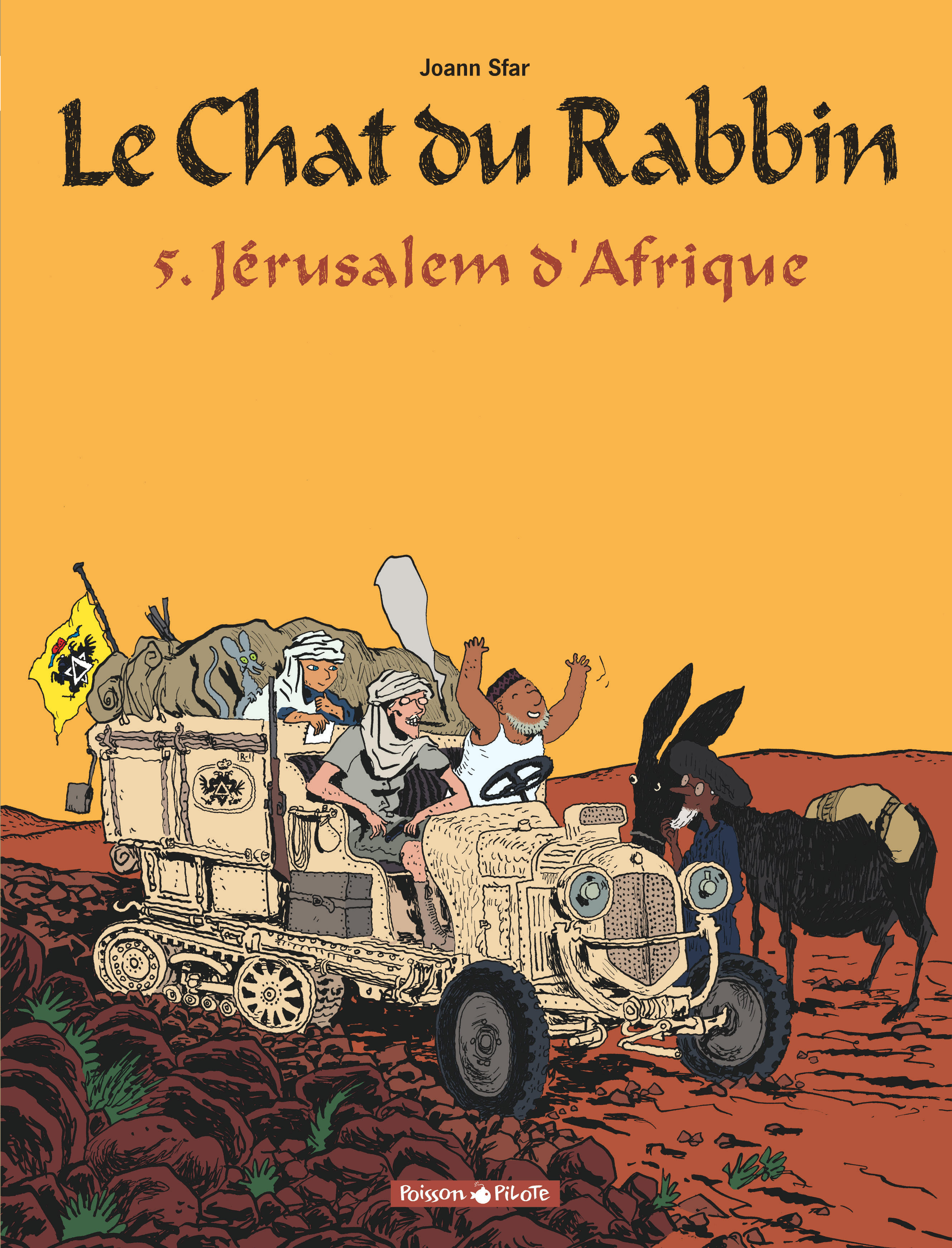 Le Chat du Rabbin – Tome 5 – Jérusalem d'Afrique - couv