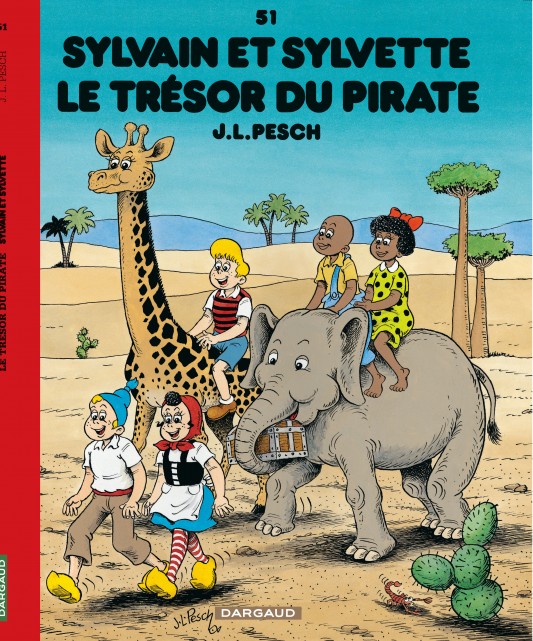 Sylvain et Sylvette – Tome 51 – Le Trésor du Pirate - couv