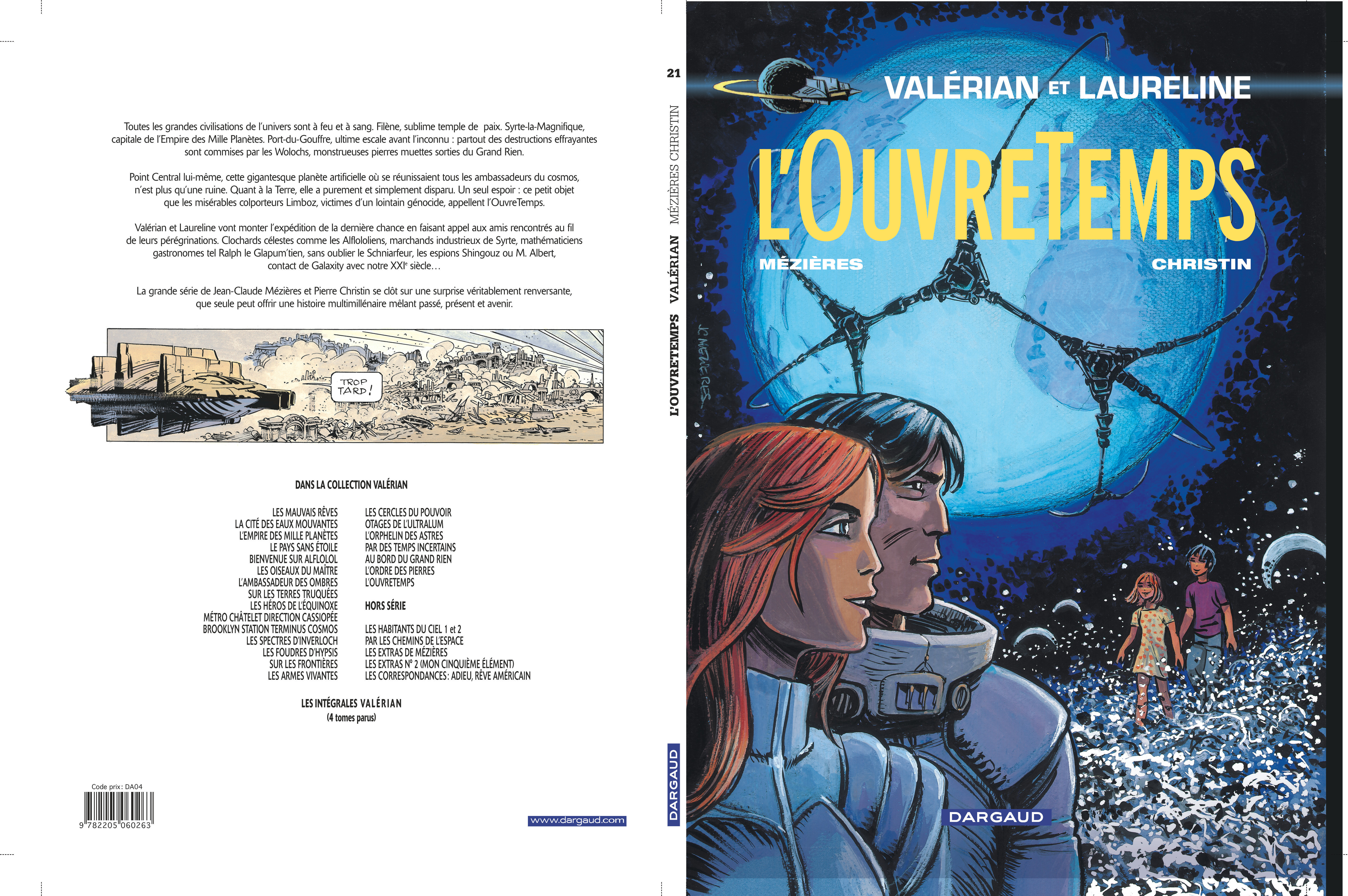 Valérian – Tome 21 – L'Ouvre temps - 4eme