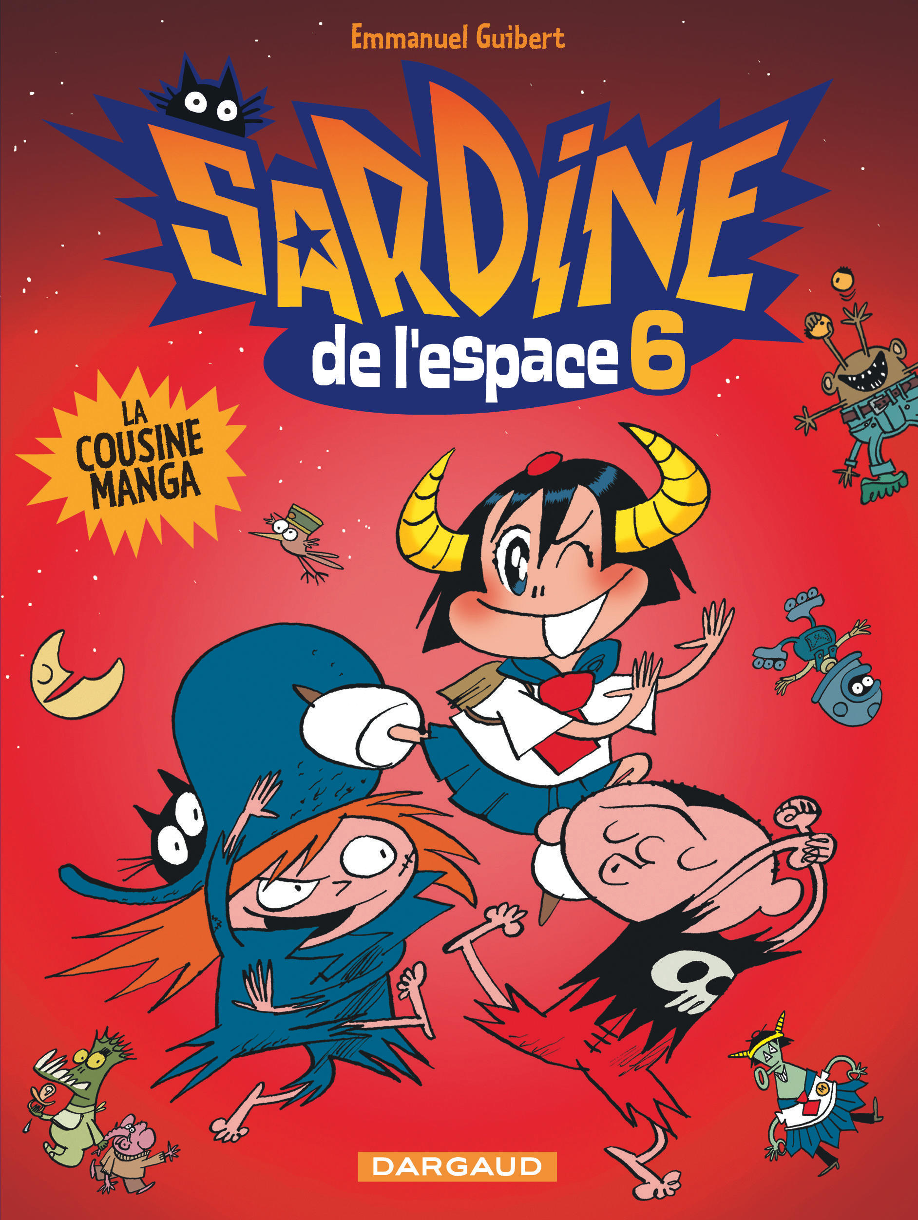 Sardine de l'espace – Tome 6 – La Cousine Manga - couv