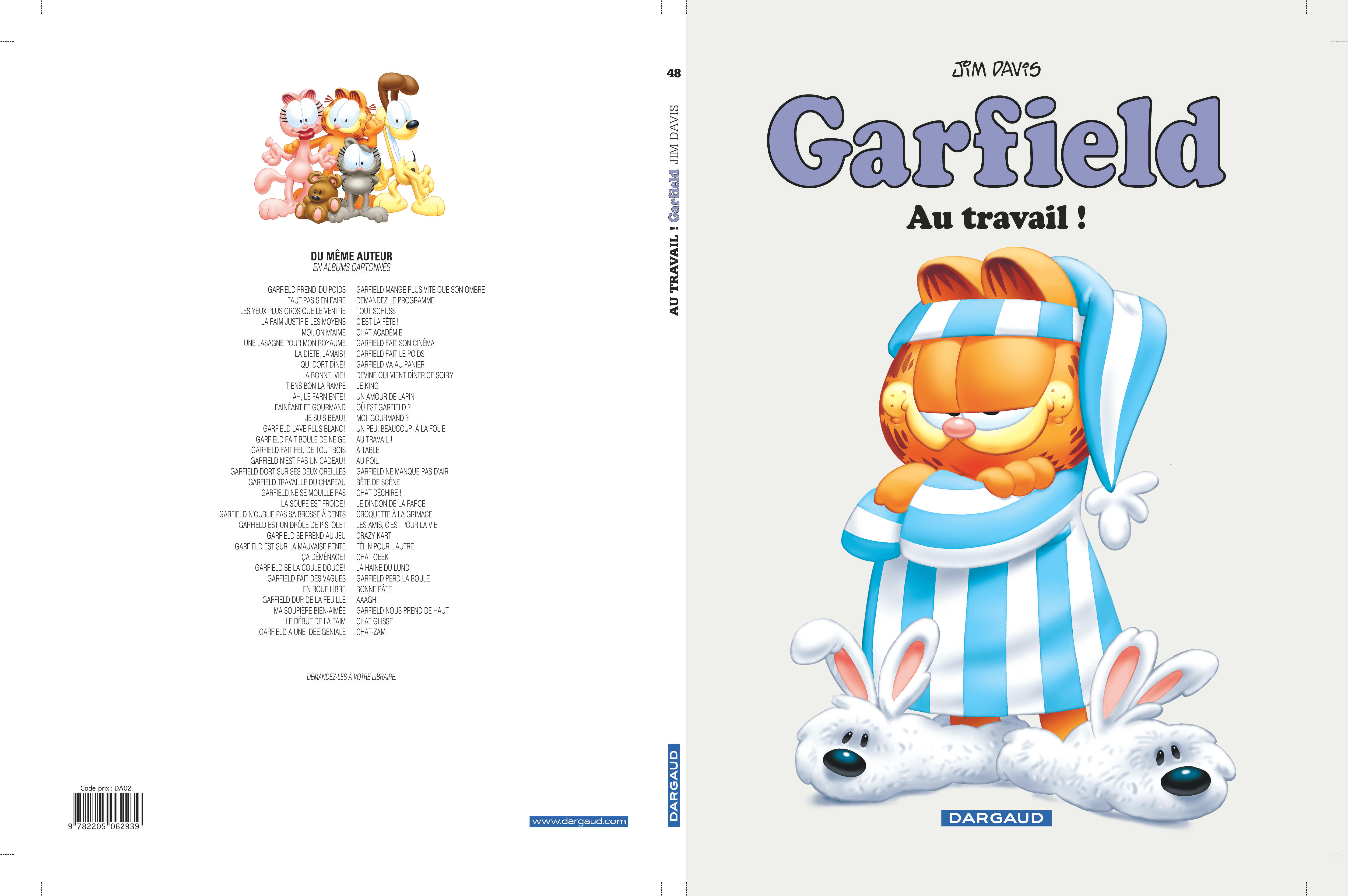 Garfield – Tome 48 – Au travail ! - couv