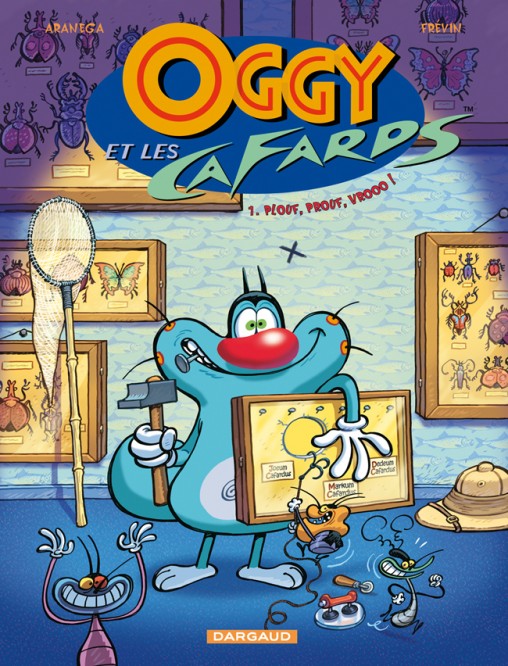 Oggy et les cafards – Tome 1 – Plouf, prouf, vrooo ! - couv