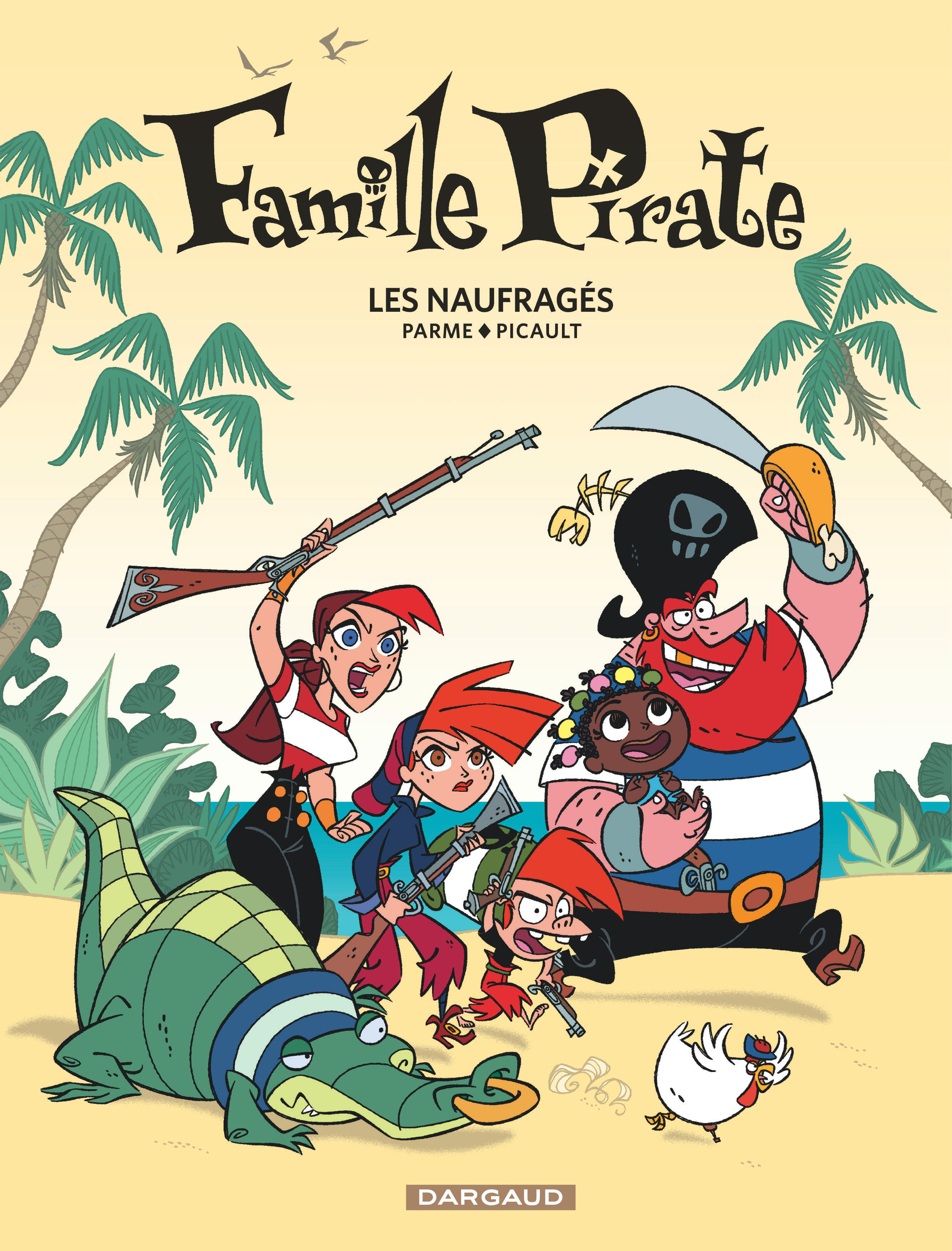 Bandes dessinées - Famille Pirate - Tome 1 Les Naufragés - DARGAUD