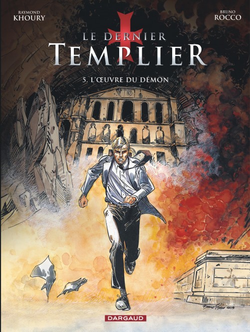 Le Dernier Templier - Saison 2 – Tome 5 – L'Oeuvre du démon - couv