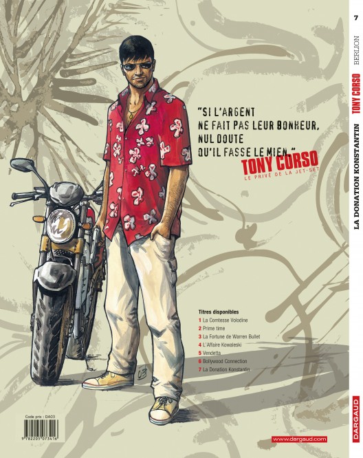 Tony Corso – Tome 7 – La Donation de Konstantin - 4eme