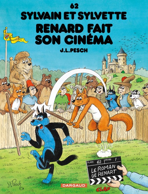 Sylvain et Sylvette – Tome 62 – Renard fait son cinéma - couv