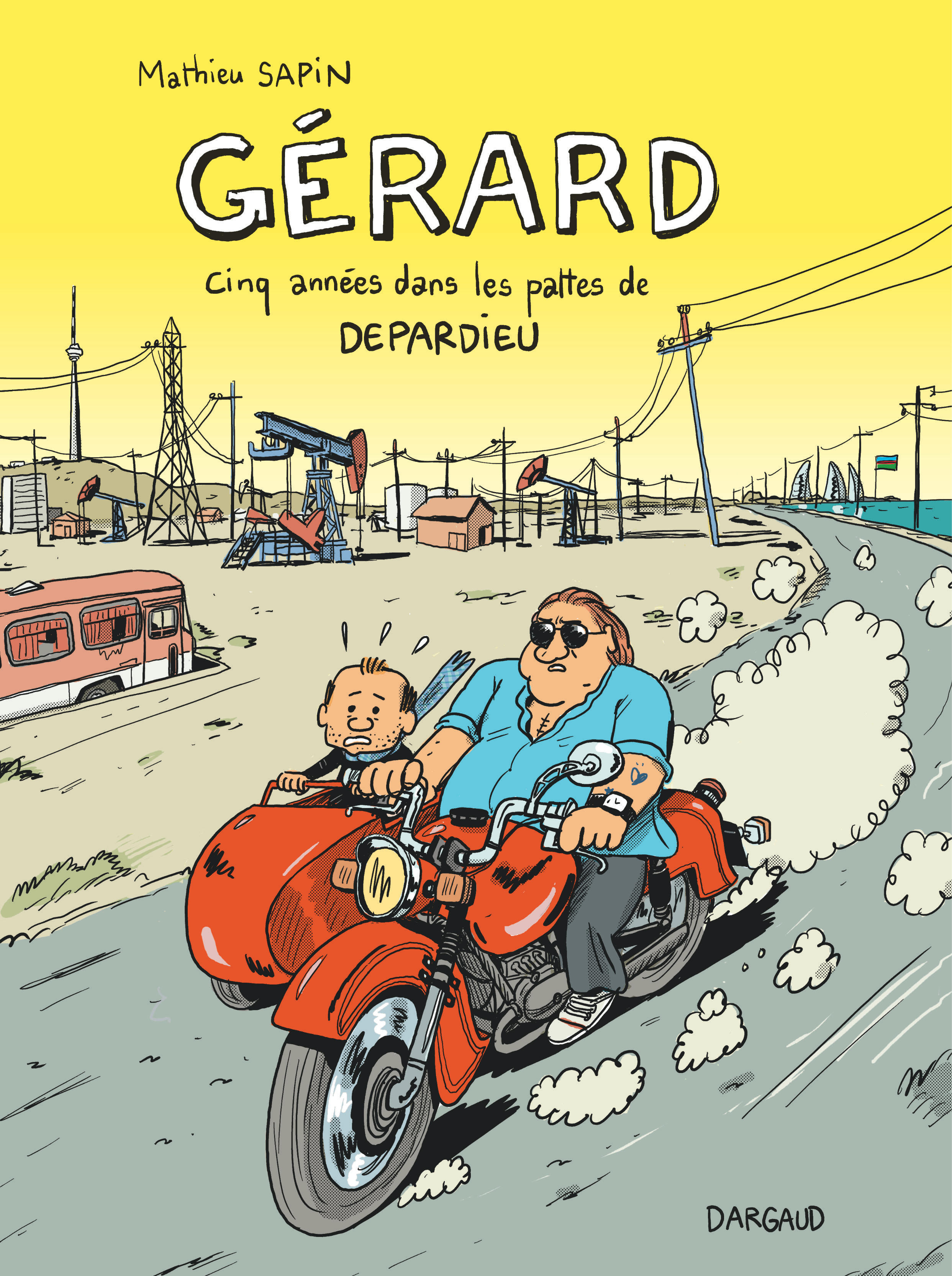 Gérard, cinq années dans les pattes de Depardieu - couv