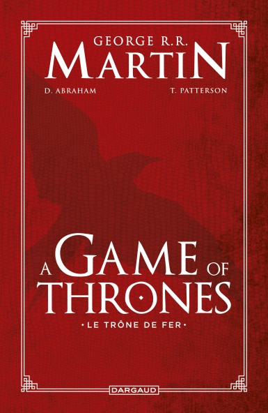 Couverture : A game of thrones : le trône de fer