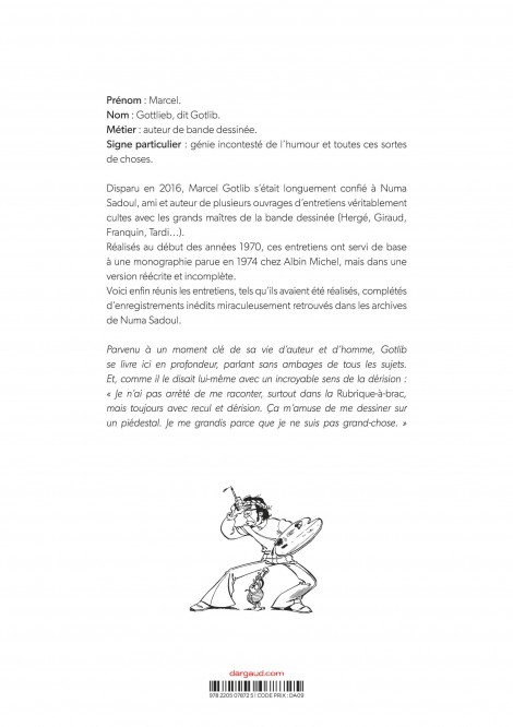 Entretiens avec Gotlib - 4eme