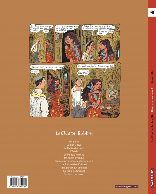 Le Chat du Rabbin – Tome 10 – Rentrez chez vous ! - 4eme